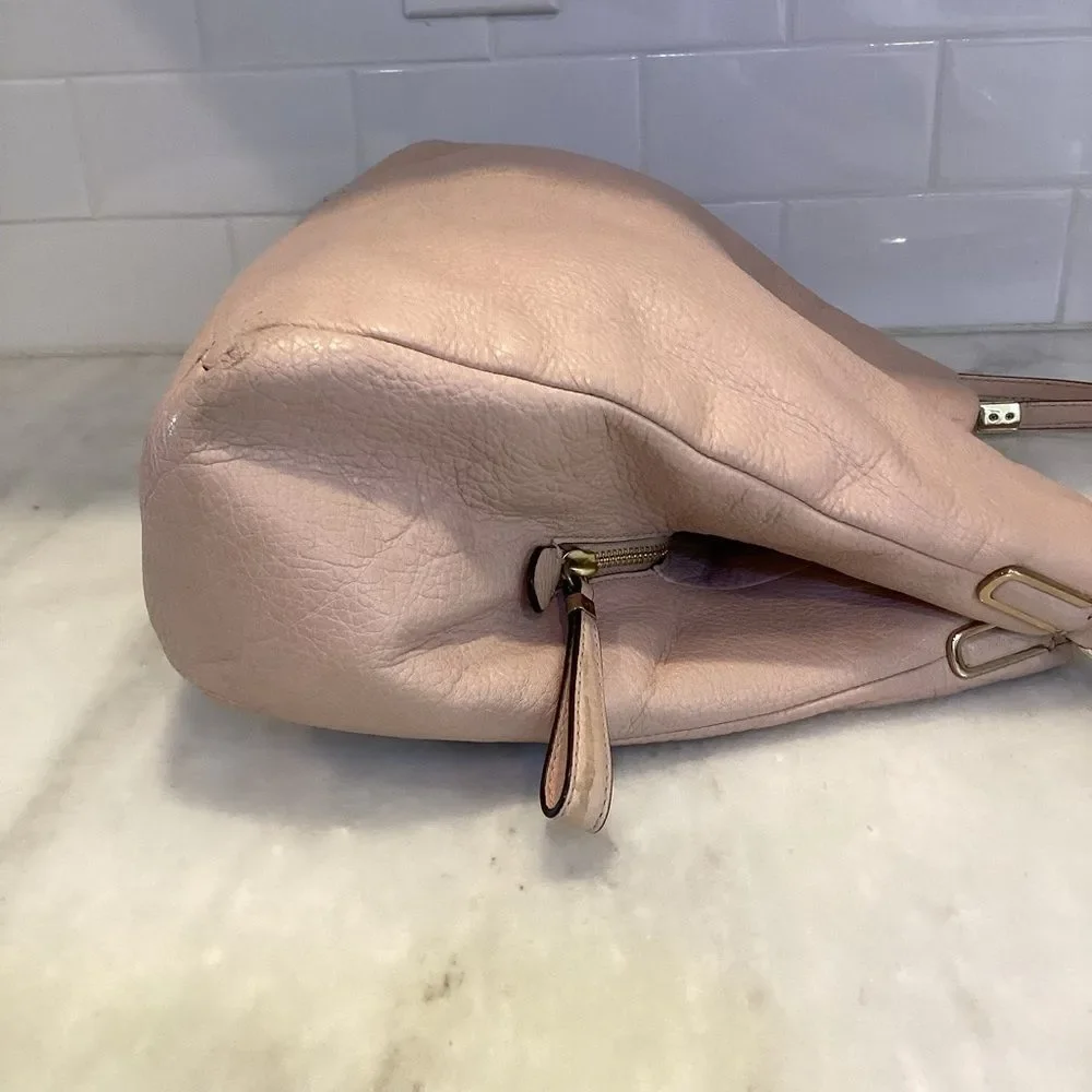 Coach Bag Purse Handbag Leather Pocketbook Pink Madison Pebbled Phoebe Shoulder